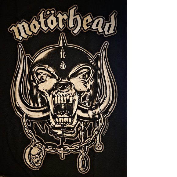 Motorhead Snaggletooth Logo metal rock Official T-Shirt 2XLT B&T NWT - Picture 2 of 4